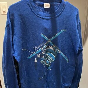 Blue Hawaii Graphic Sweatshirt